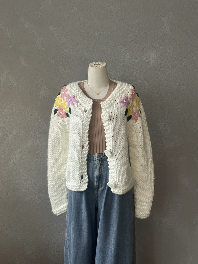 Floral Vintage Sweater