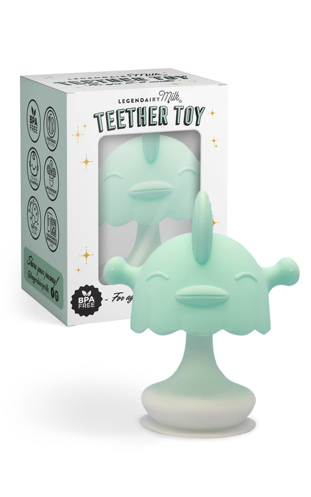 Mint Silicone Teething Toy