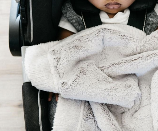 Saranoni Lush Mini Blanket in Feather