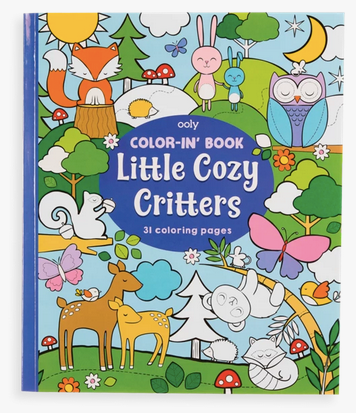 OOLY Color-in Book Little Cozy Critters