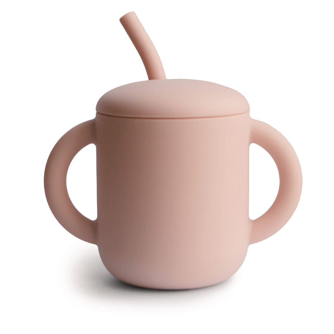 Blush Training Cup + Straw
