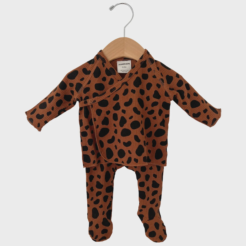 Black Spot Layette Set